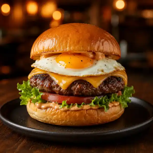 Hamburger me vezë